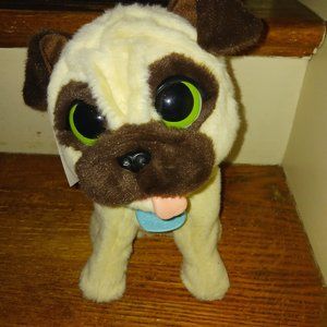 Fur Real Small Pug Animated Realistic dog Battery operated